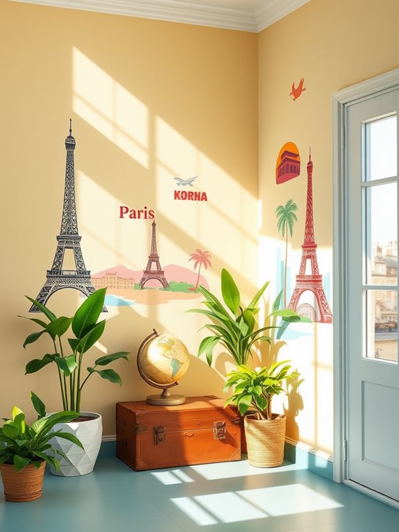 travel themed wall decorations