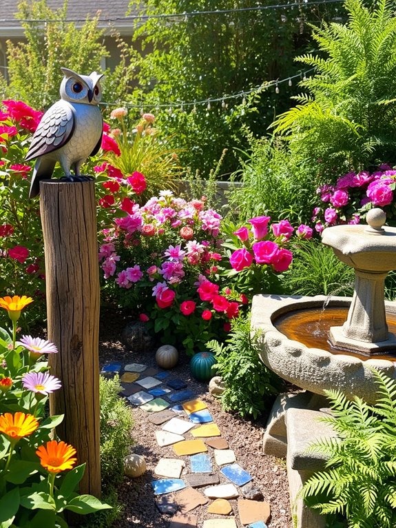 unique sculptures for gardens