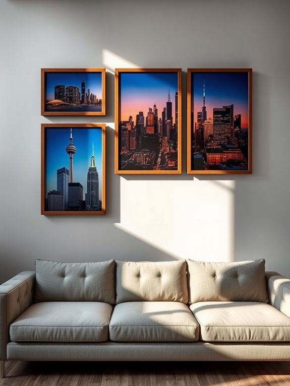 urban collage picture frames