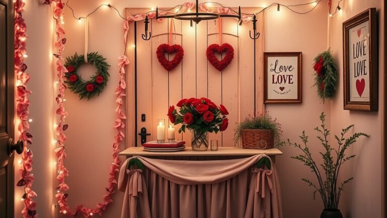 valentine s day entryway decor