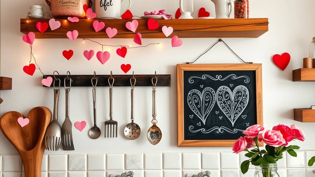 valentine s day kitchen decor