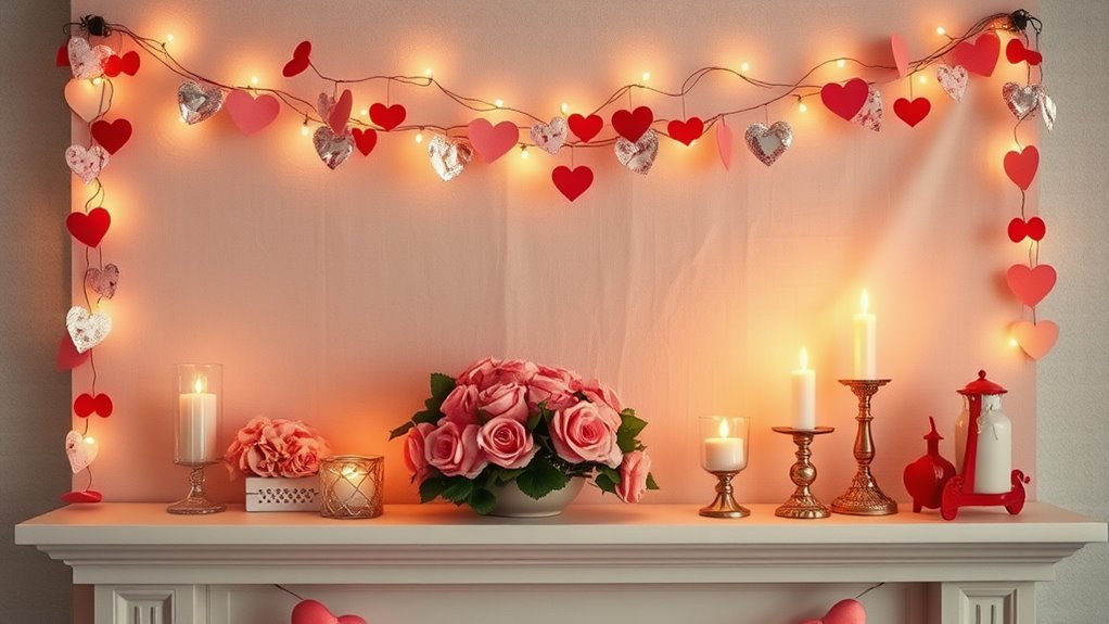 valentine s day mantel decor ideas