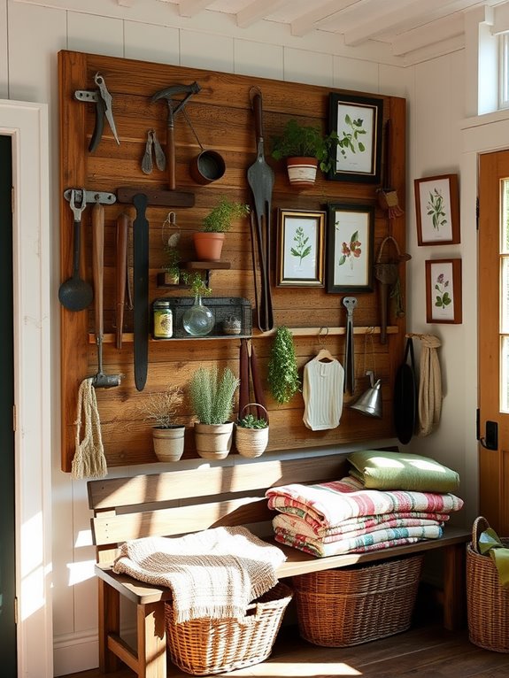 versatile organization with pegboards