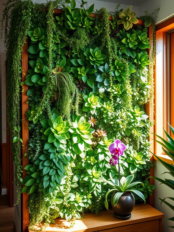 vertical green wall design