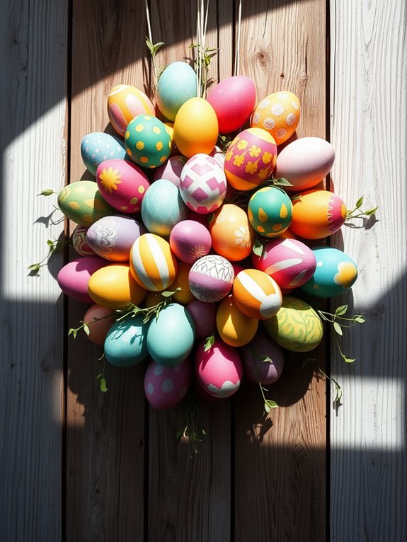 vibrant decorative egg crafts