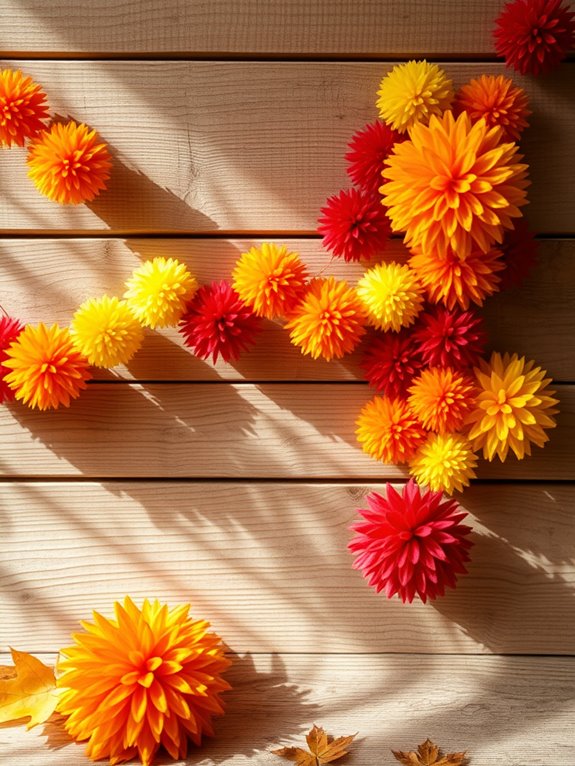 vibrant decorative garland project