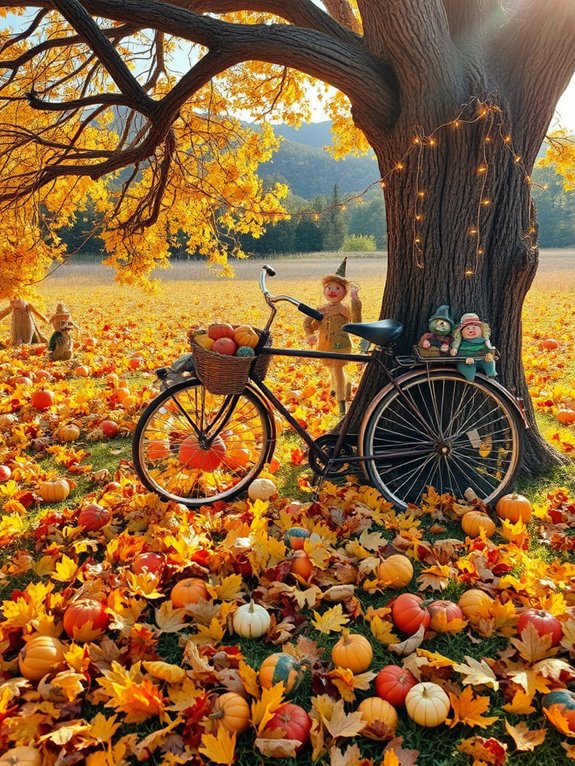 vibrant fall landscape scenery