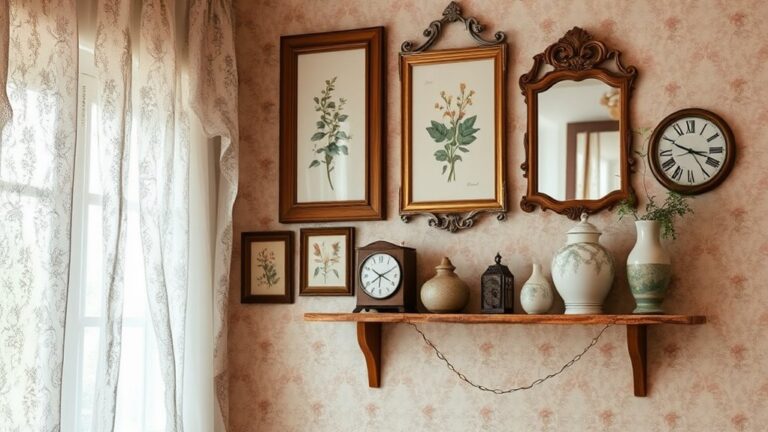 vintage cozy wall decor