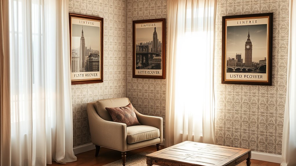 vintage posters for decor