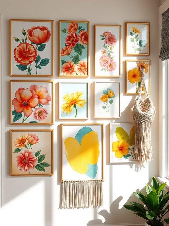 vivid art display ideas