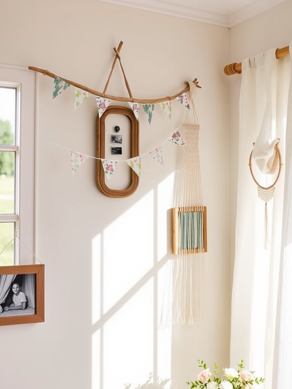 whimsical wall hangings bunting