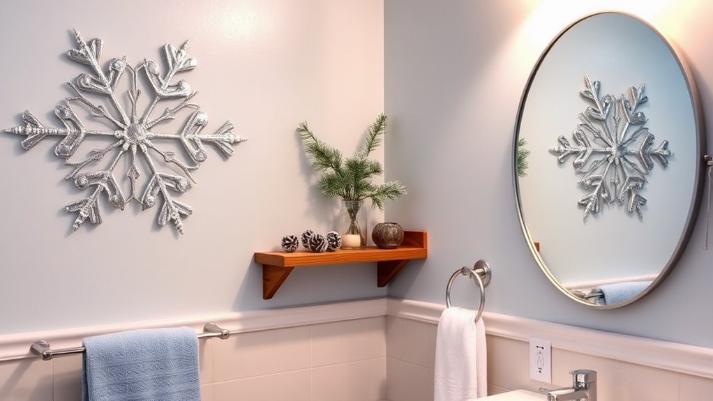 winter bathroom decor ideas