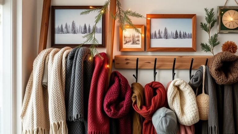 winter closet wall decor