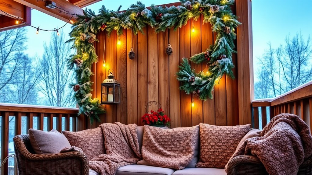 winter deck wall decor