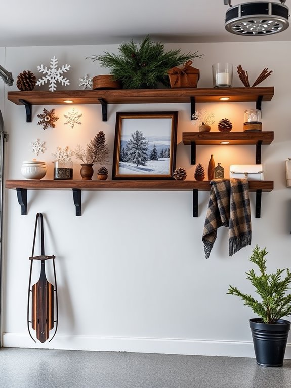 winter garage decor considerations