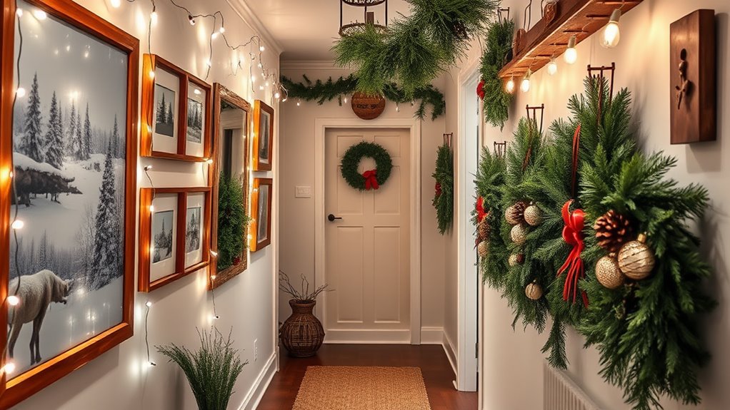 winter hallway decor ideas