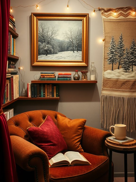 winter library decor considerations