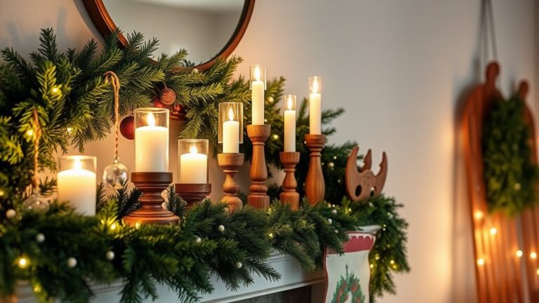 winter mantel decor ideas