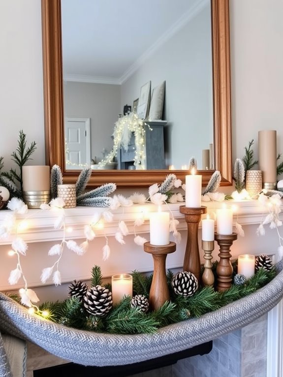 winter mantel decor tips