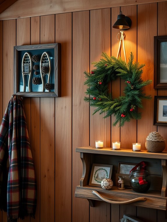 winter shed wall decor tips