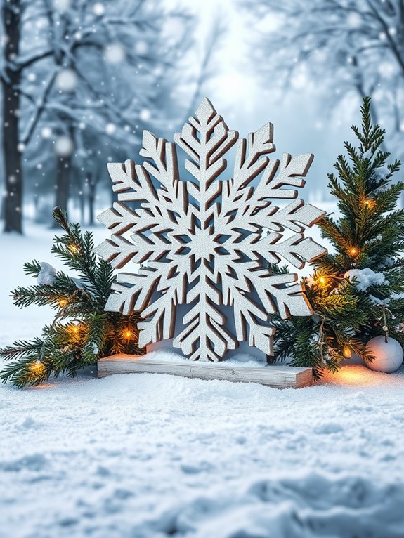 winter themed decorative sign