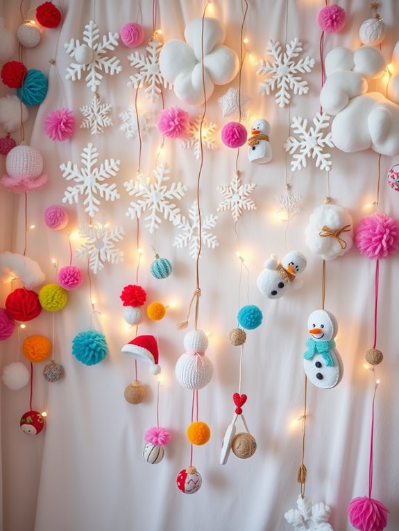 winter themed wall decorations diy