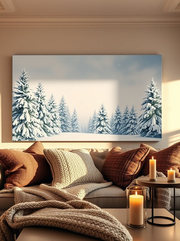 winter wall decor inspiration