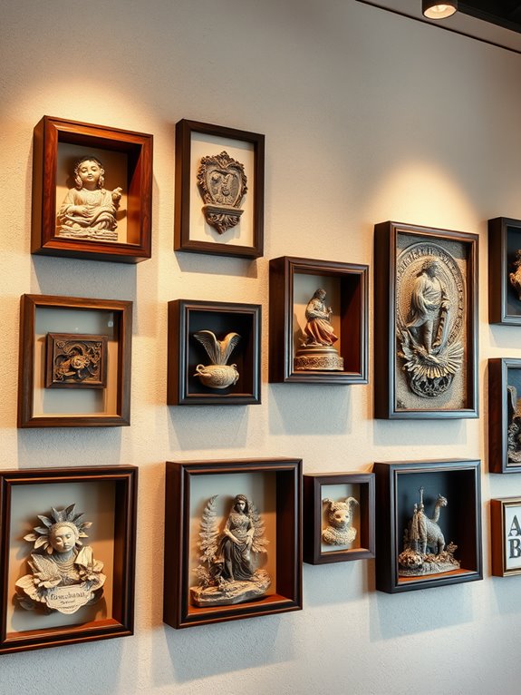 3d artwork display frames