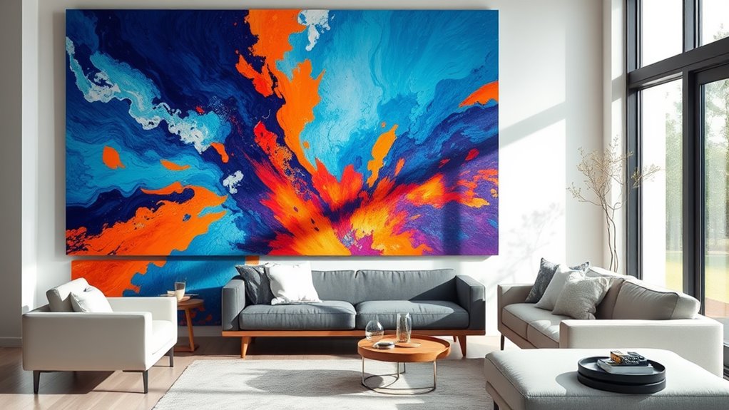 abstract canvas wall art