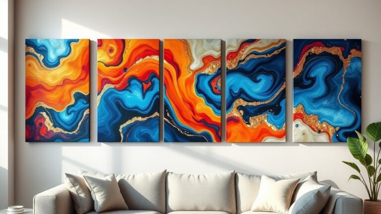 abstract canvas wall art