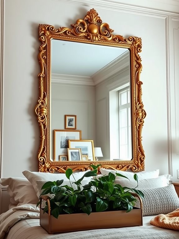 add a spacious mirror