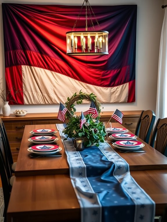 american flag artistic representation