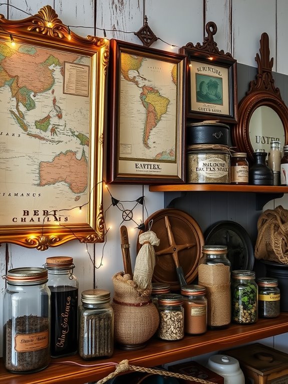 antique cartographic art collection