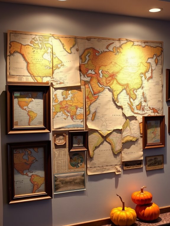 antique cartographic artwork collection