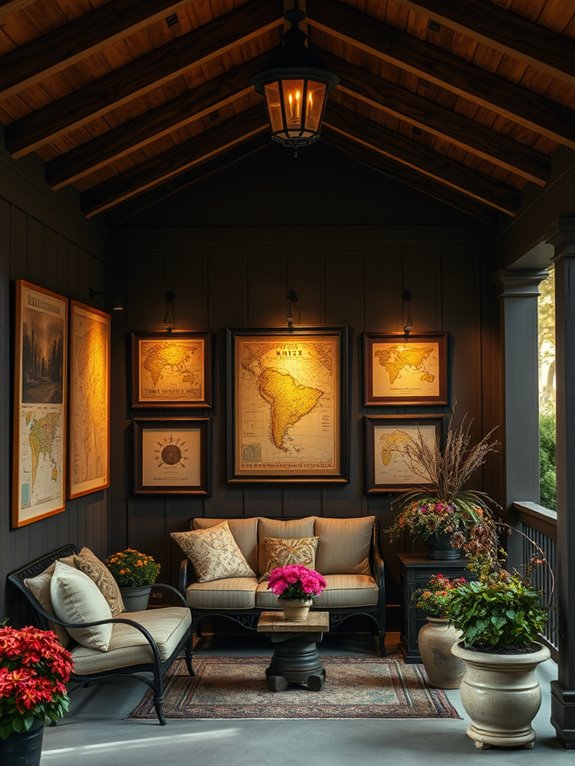 antique cartography art collection