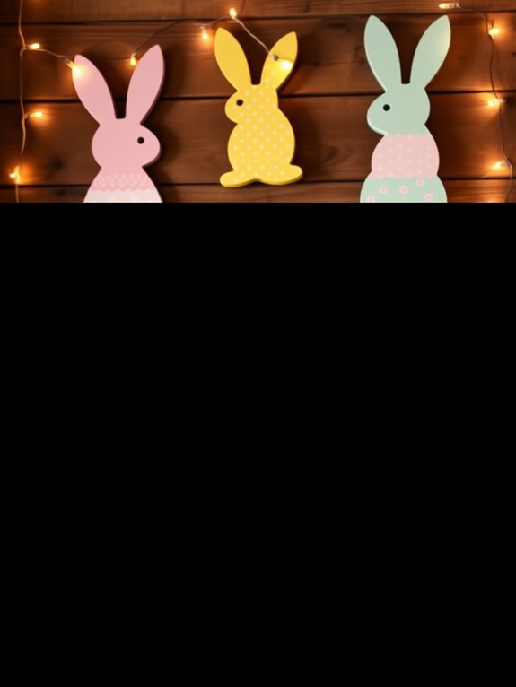 artisan crafted bunny decor