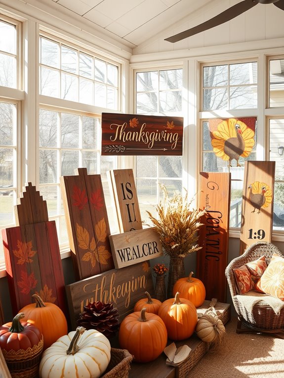 artisan crafted wooden signage