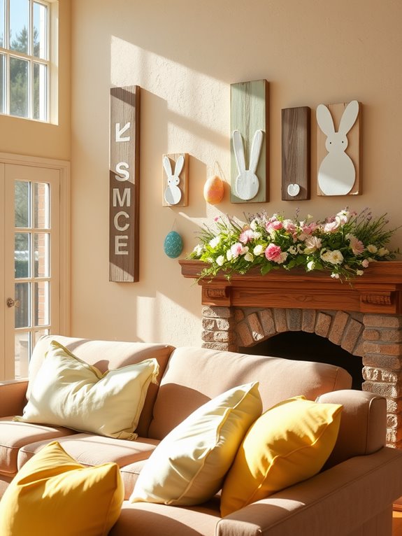 artistic handcrafted wooden signage
