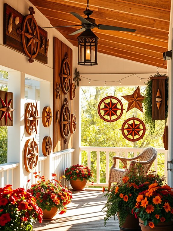 artistic navigational wall decor