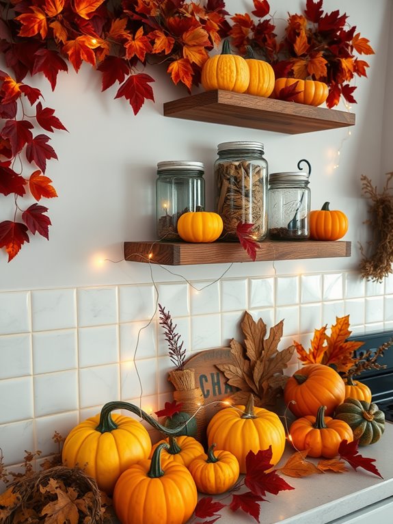 autumn inspired decorative artwork
