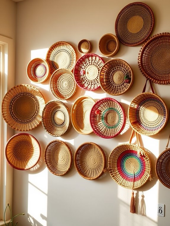 basket wall decor ideas
