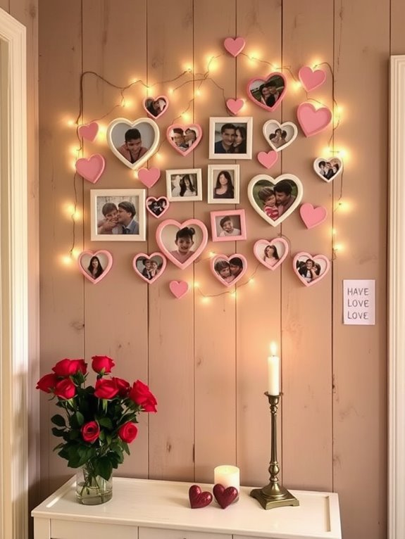 beautifully arranged photo collection