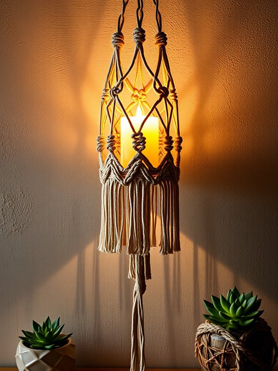 bohemian style candle holder