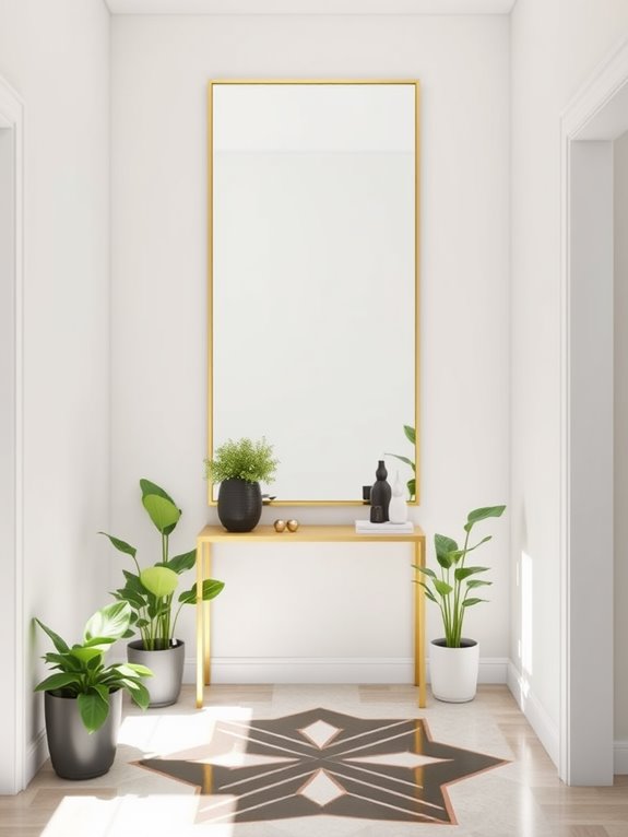 bold statement in entryway