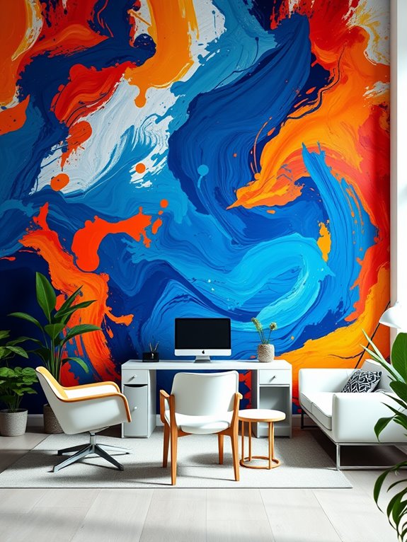 bold wall mural designs