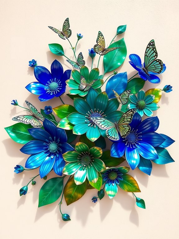 butterfly flower harmony fusion