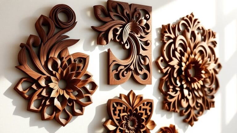 carved wood wall art