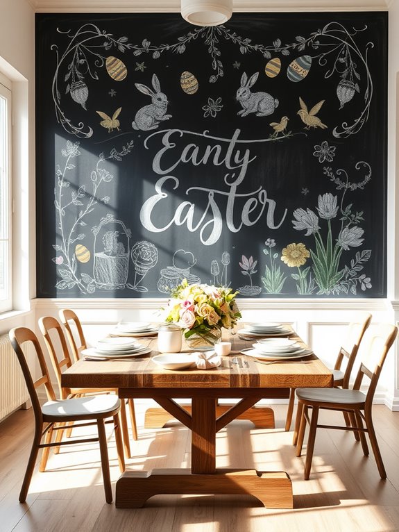 chalkboard wall art project
