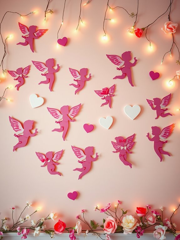 charming cupid shadow figures