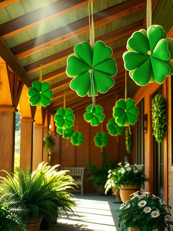 charming festive green decor